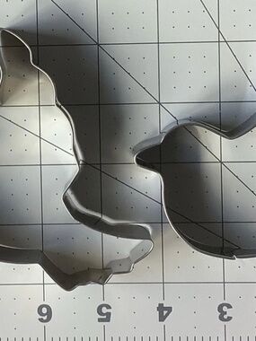Bird Cookie Cutters Set 2 pcs., metal.